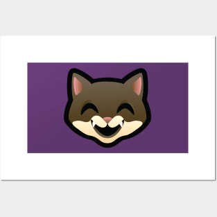 Brown Kitty With White Chin Posters and Art